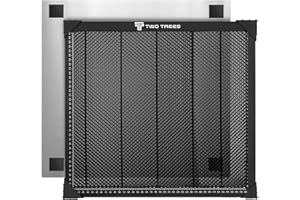 OUYZGIA Honeycomb Laser Bed 430x400mm Steel Honeycomb Working Table for Laser Cutting and Engraving, Honeycomb Cutting Board for Laser Cutter Engraver, Kit with Metal Aluminum Base (16.9” x15.7”)
