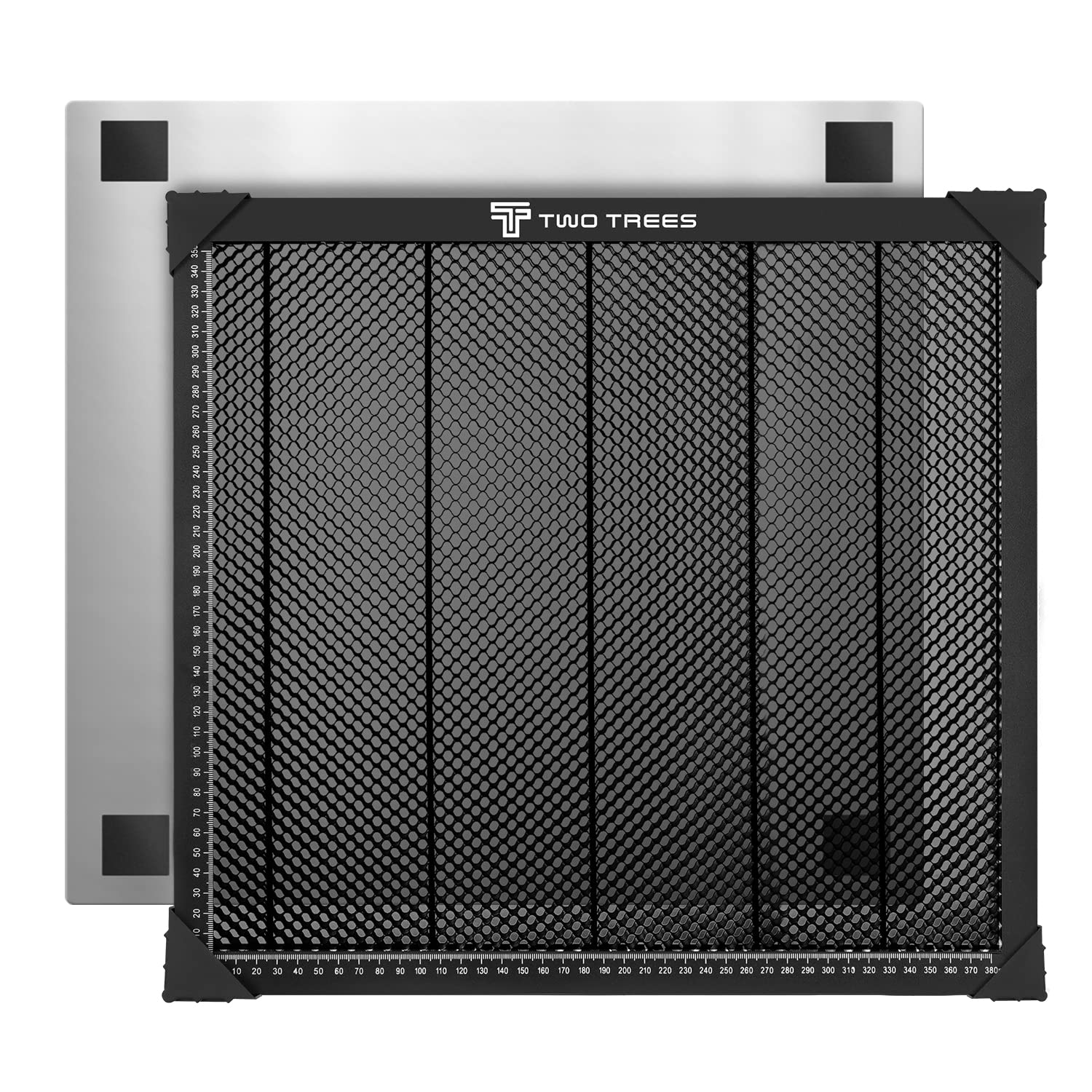 OUYZGIA Honeycomb Laser Bed 430x400mm Steel Honeycomb Working Table for Laser Cutting and Engraving, Honeycomb Cutting Board for Laser Cutter Engraver, Kit with Metal Aluminum Base (16.9” x15.7”)