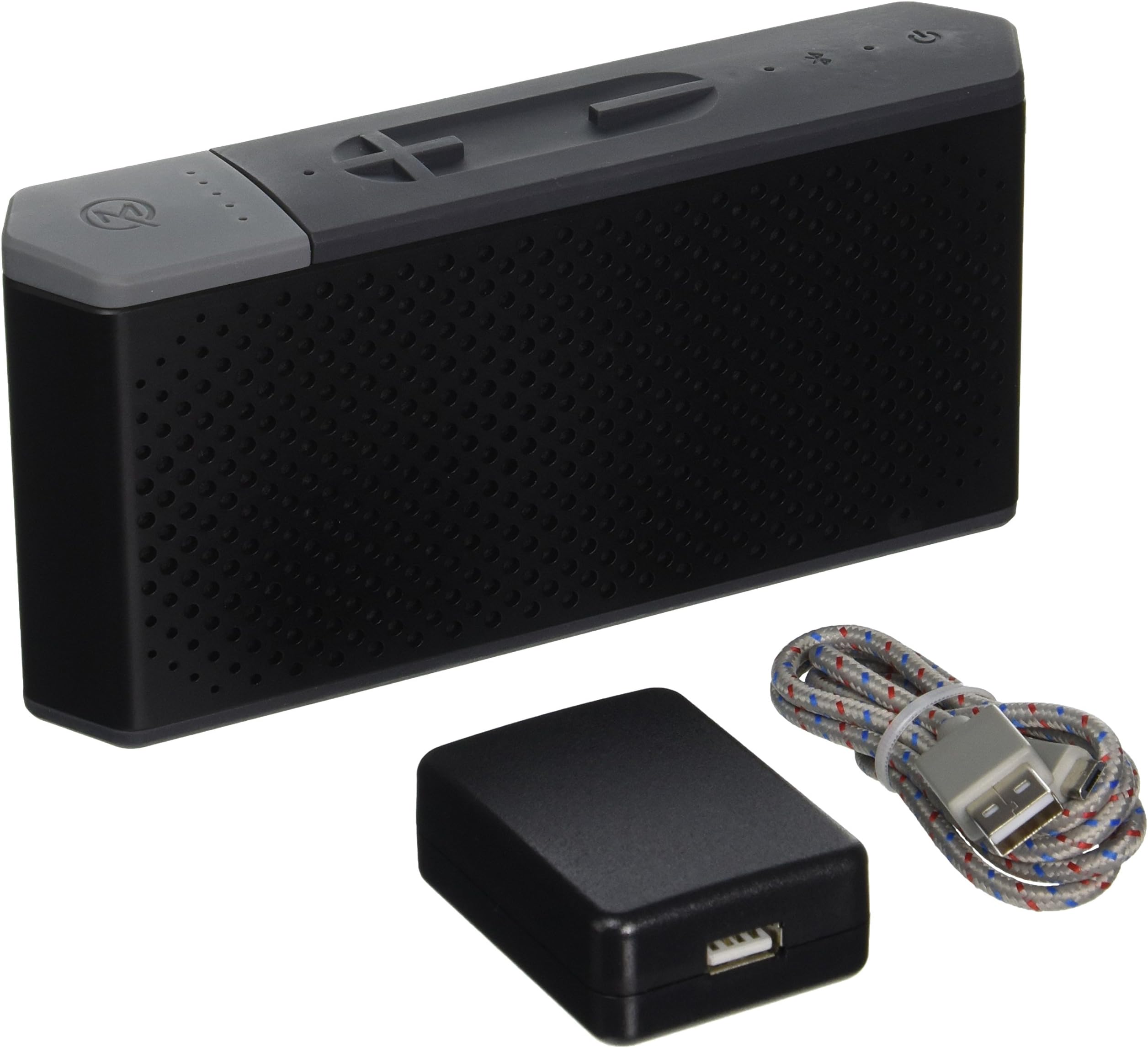 MAQE SOUNDJUMP Aluminum Wireless Bluetooth Speaker with Removable Magnetic 6000mAh Power Bank - Black