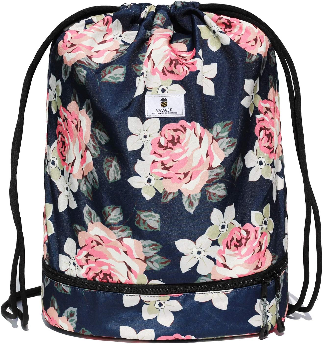 Dry Wet Drawstring Bag Waterproof String Backpack Swim Pool Beach Travel Gym Bag