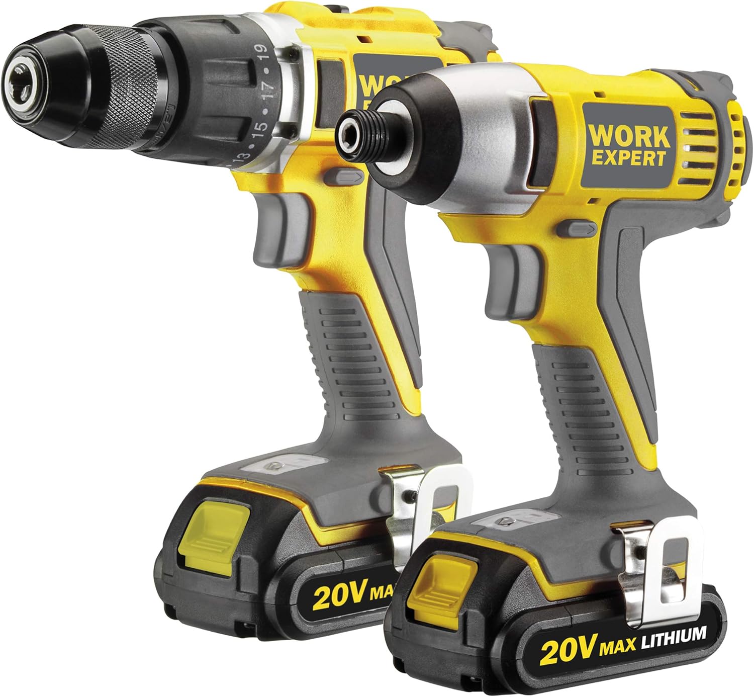 Super Saturday Work Expert 20V Cordless Combi Drill amp Impact Driver
