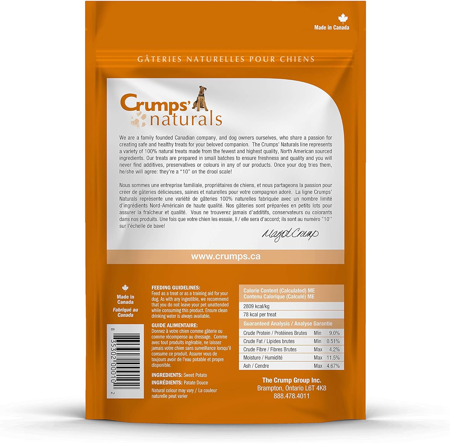 crumps sweet potato chews