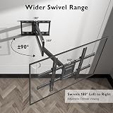 BONTEC TV Wall Mount Extra Long Arm 32-75 inch Full Motion 60 kg view 4