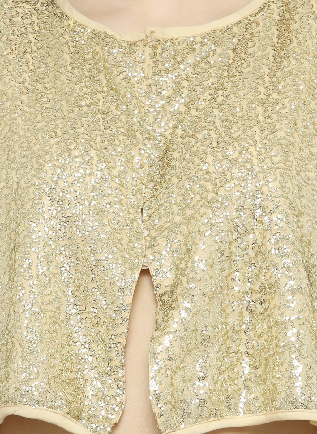 just wow black poly georgette women's dress