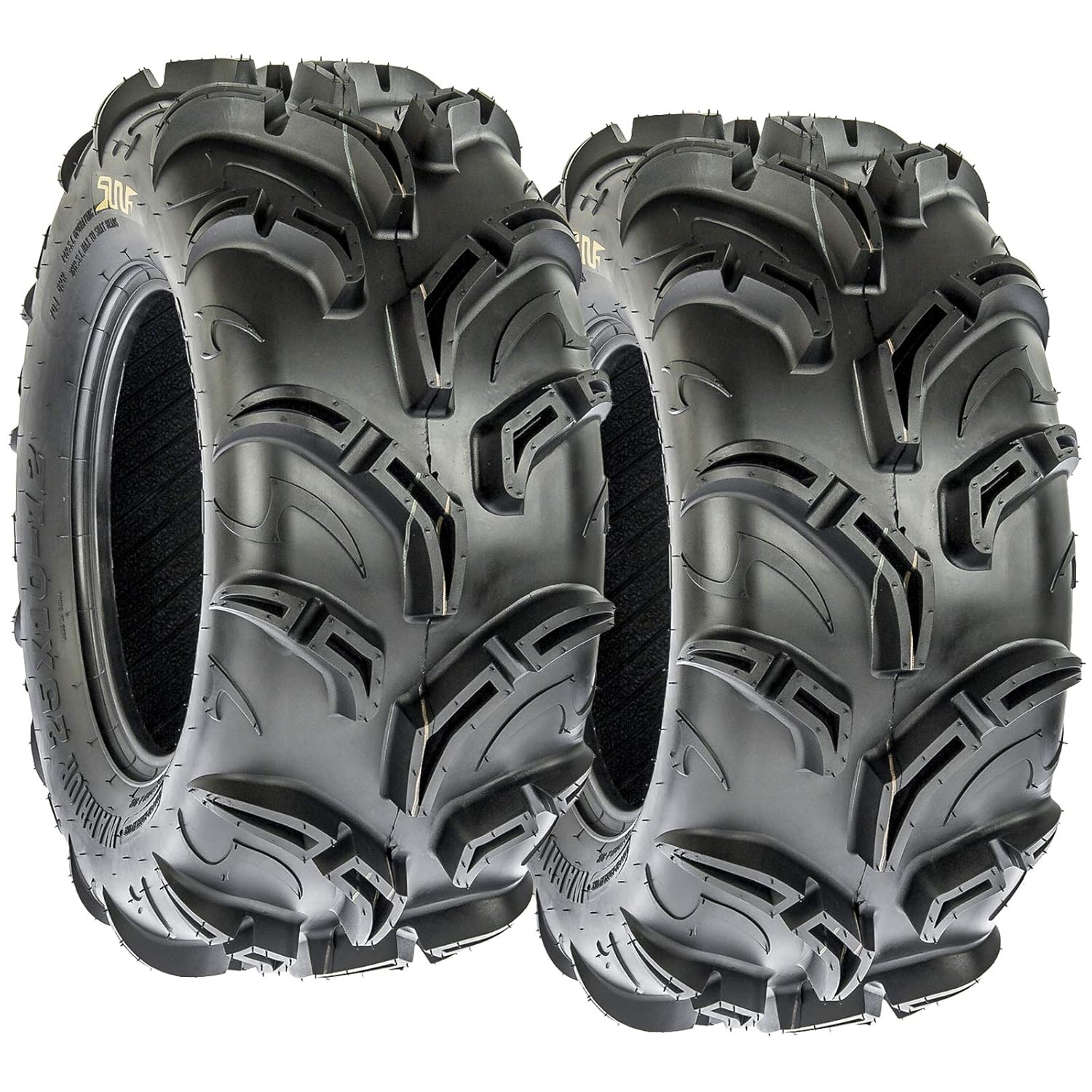 Pair of 2 SunF Warrior AT 27x1114 ATV UTV Mud & Trail Tires 6 PR