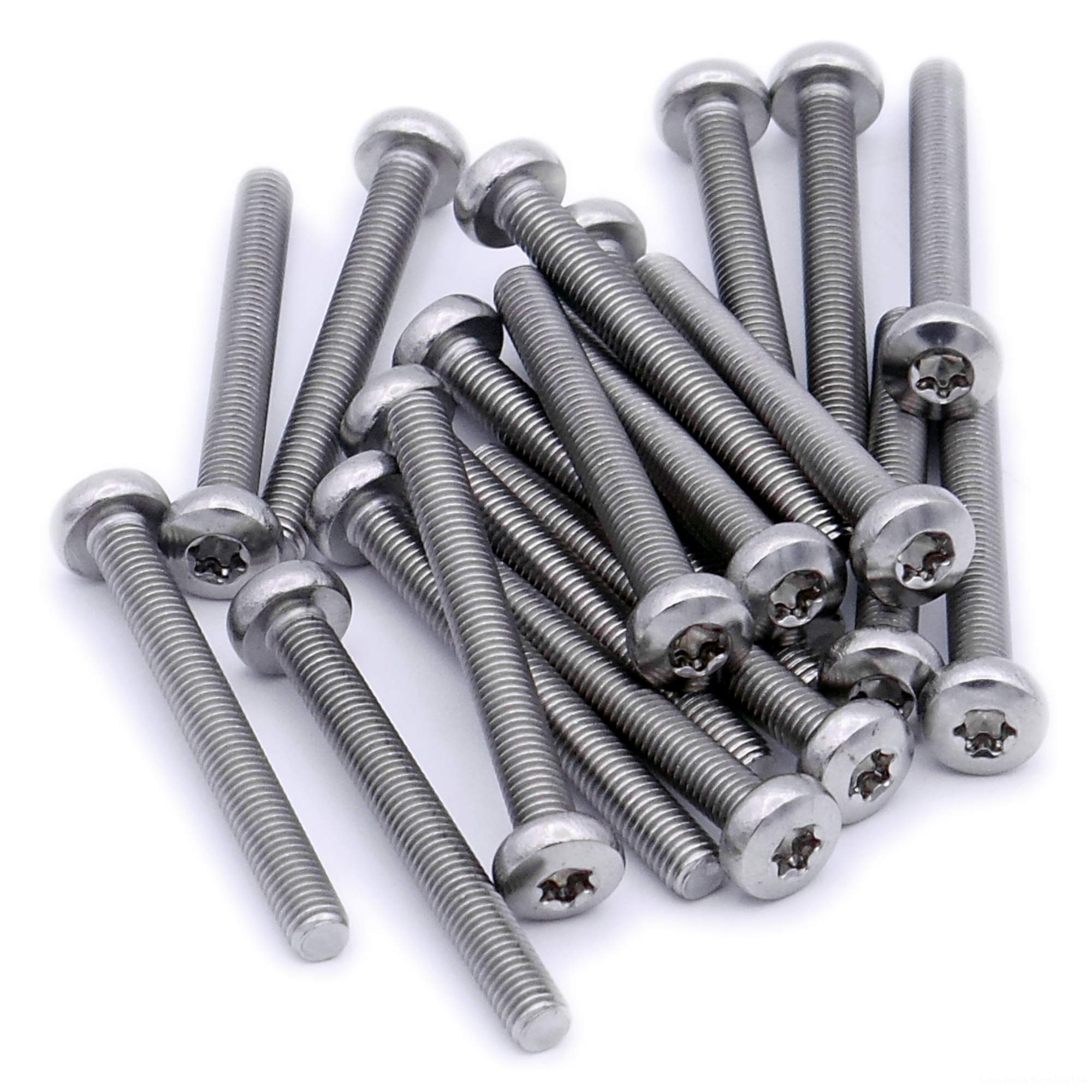 M3 (3mm x 20mm) TX Pan Machine Screw (Bolt) - Stainless Steel (A2) (Pack of 20)