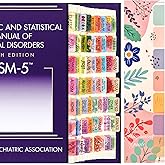 Index Tabs for DSM-5, 11 Blank Tabs Included, Color-Coded and Laminated, with Alignment Guide