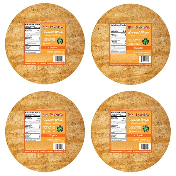 MR. TORTILLA GOURMET WRAPS – ARTISAN FLOUR TORTILLAS,...