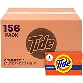Tide PRO Laundry Detergent Powder Vending Machine Cartons (1.4 oz, 156 pk) | Bulk Coin Vend Packs for Laundromats, Hotels &amp; Businesses, Removes Commercial Grease &amp; Stains in 1 Wash, Single Use, Original