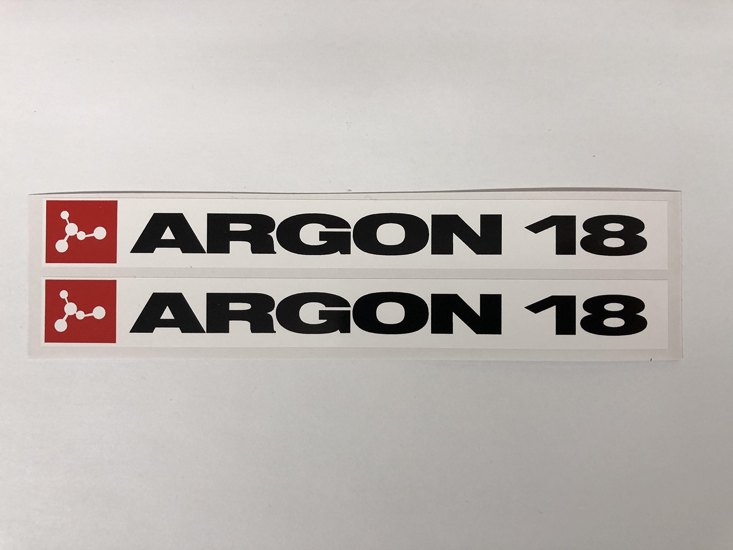 2 Argon 18 White Decals Various Colors by SBDdecals.com (White)