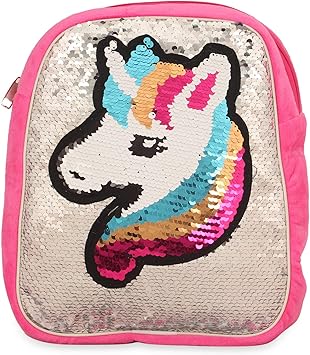 NFI essentials Premium Quality Plush Sequin Bag for Girls