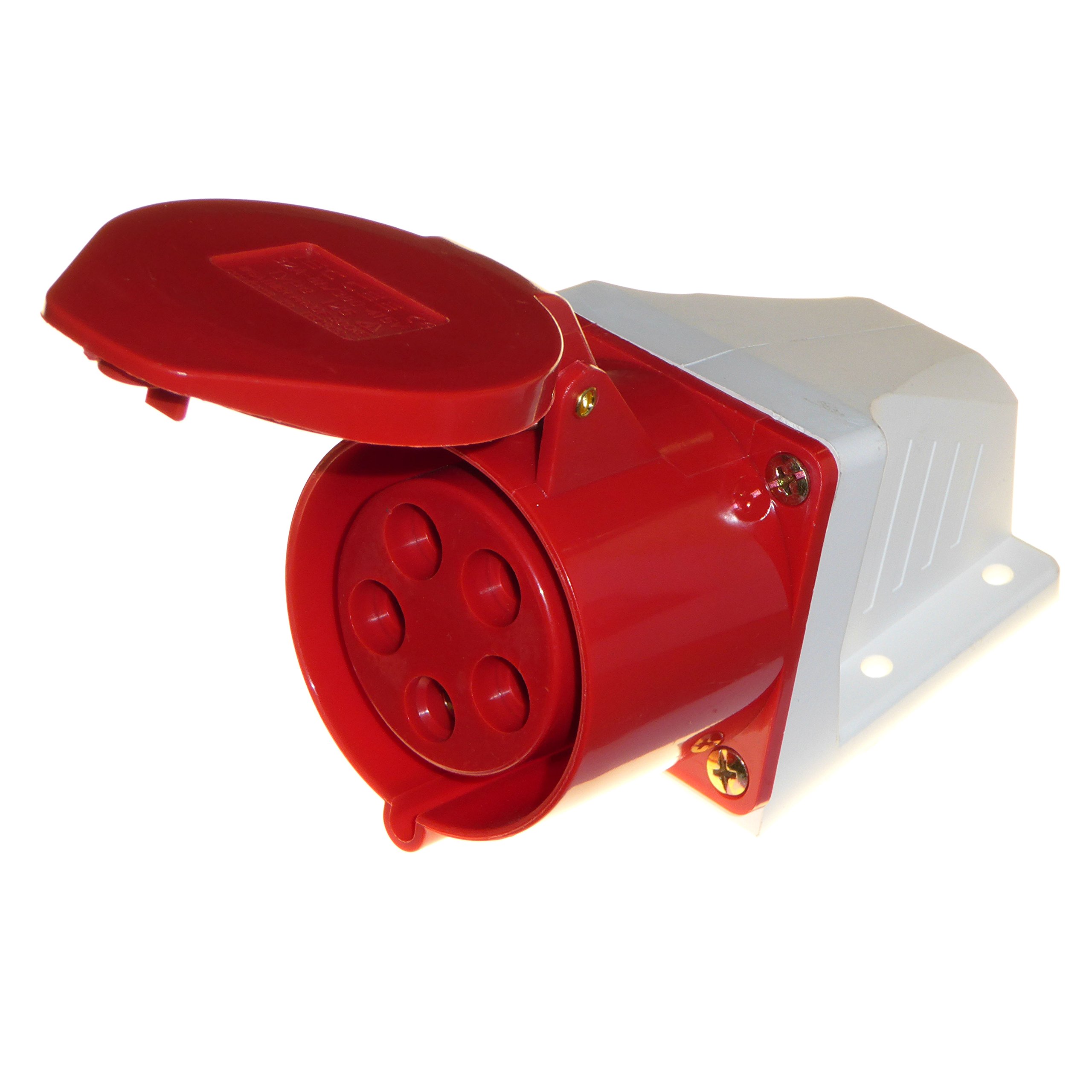 Knightsbridge INAV0020 415 V IP44 32 A Angled Surface Mount Socket