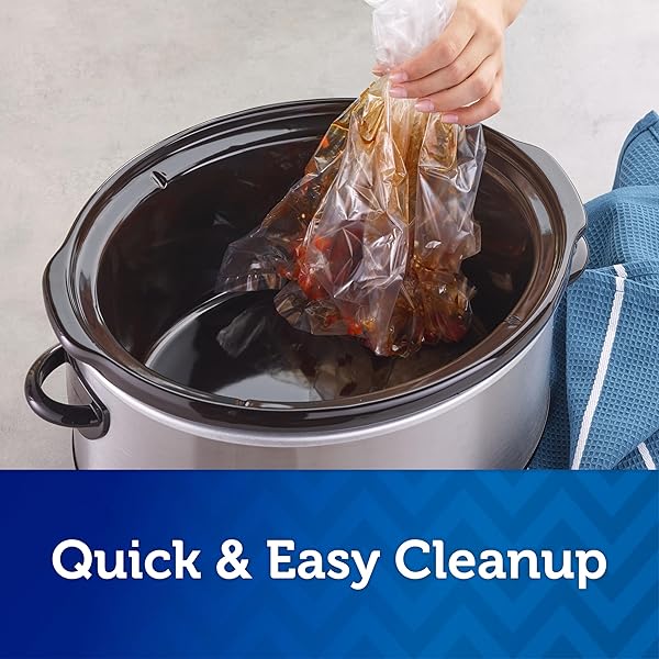 REYNOLDS KITCHENS SLOW COOKER LINERS, REGULAR (FITS 3-8 QUARTS), 6 COUNT