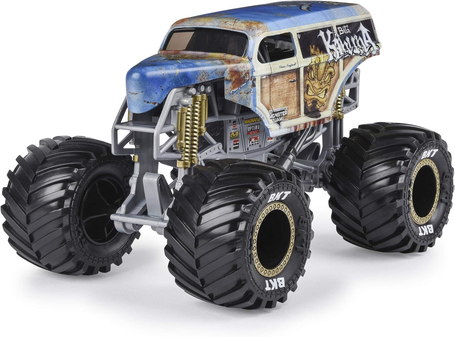 Monster Jam Official Big Kahuna Monster Truck, Die-Cast Vehicle, 1:24 Scale, Big Kahuna V2, Medium - Image 3