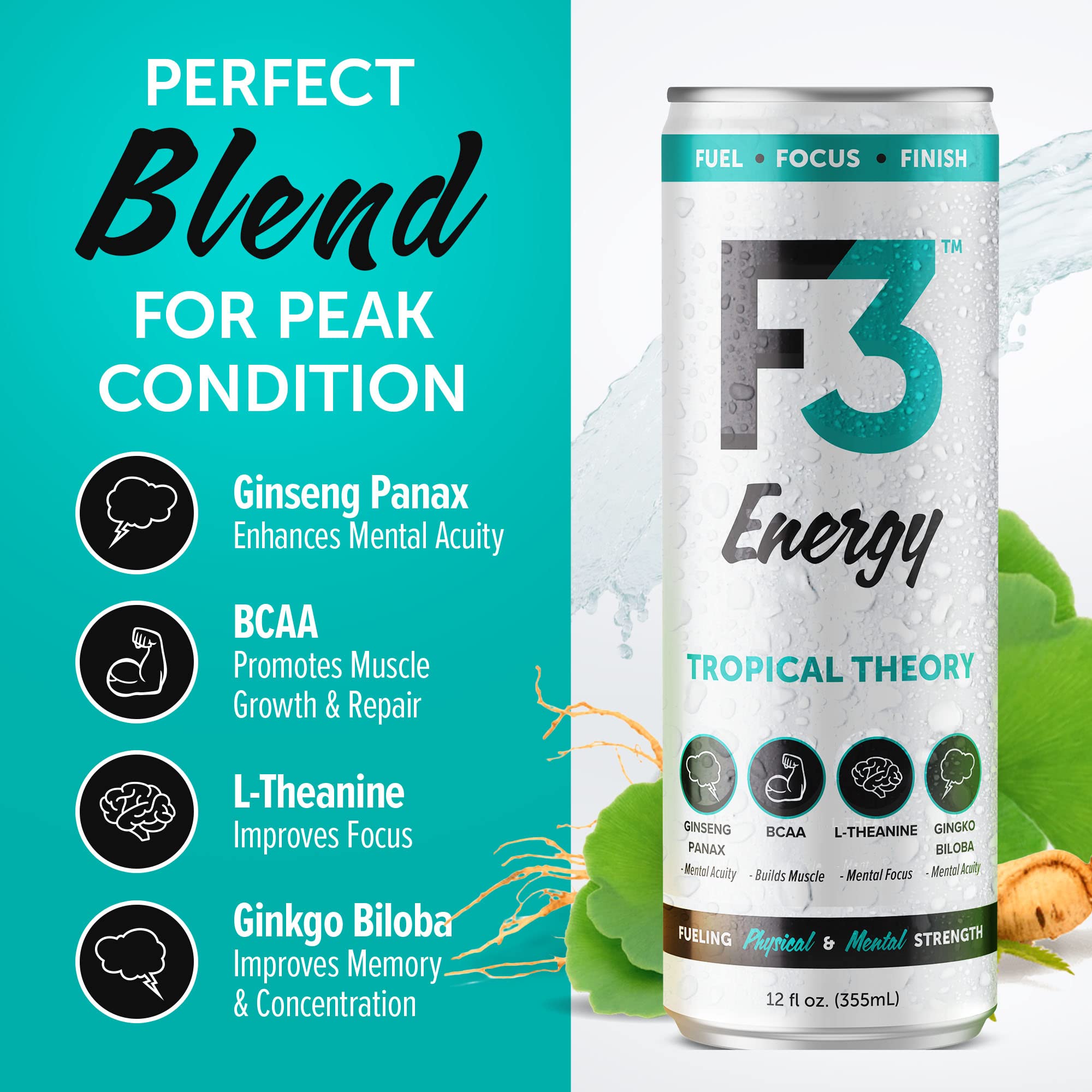 Mua F3 Energy Tropical Theory Energy Drink, Muscle Building Sports