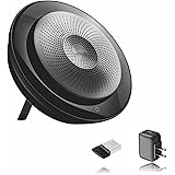 Jabra Speak 710 Speakerphone Wireless UC Bundle w Wall Charger, Bluetooth Dongle - USB, Pc, Mac Compatible with Softphones, S