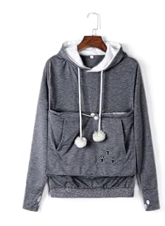 sweatshirt with pocket for dog