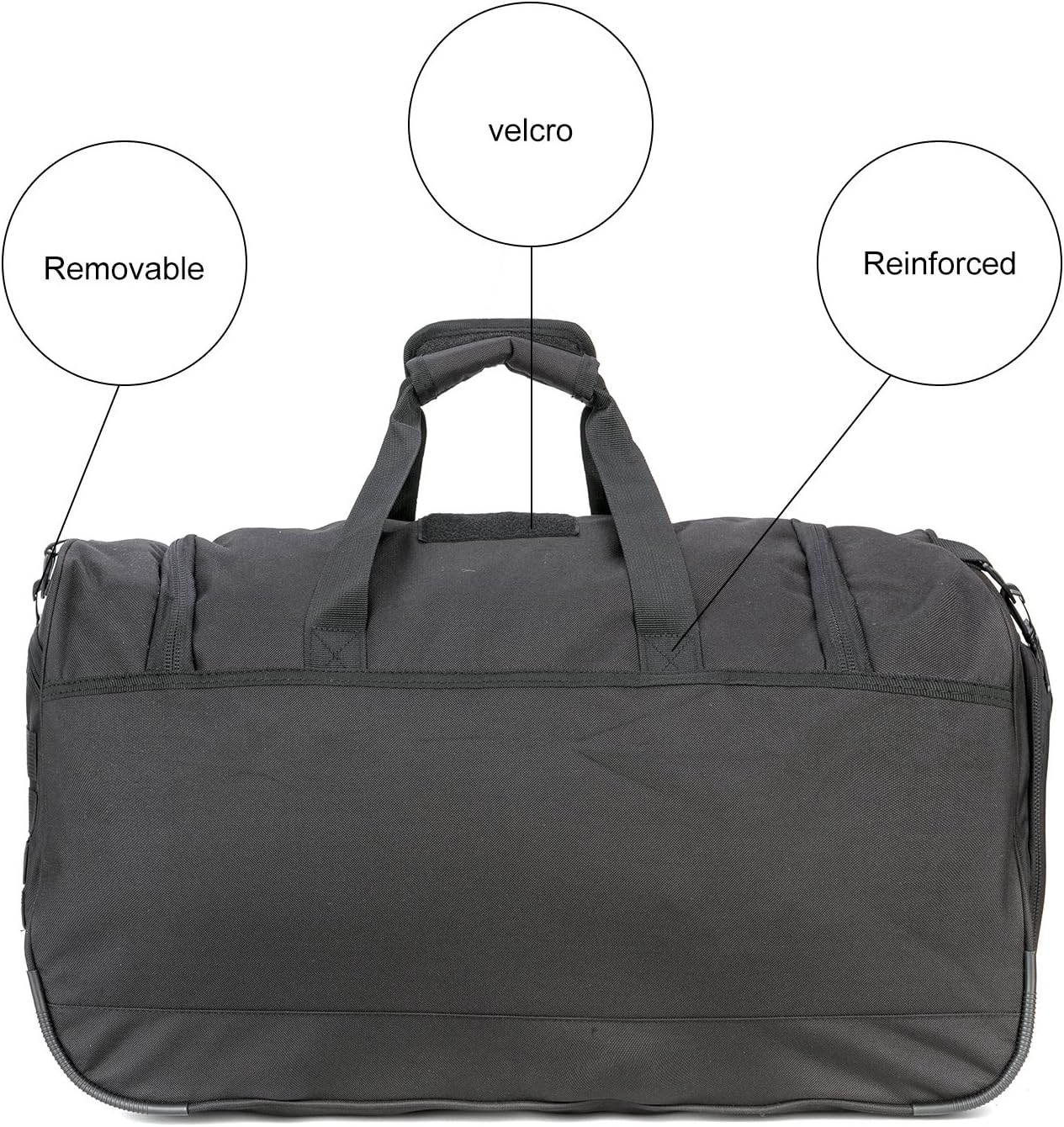WolfWarriorX Gym Bag for Men Tactical Duffle Bag Military Travel Work Out Bags: Clothing