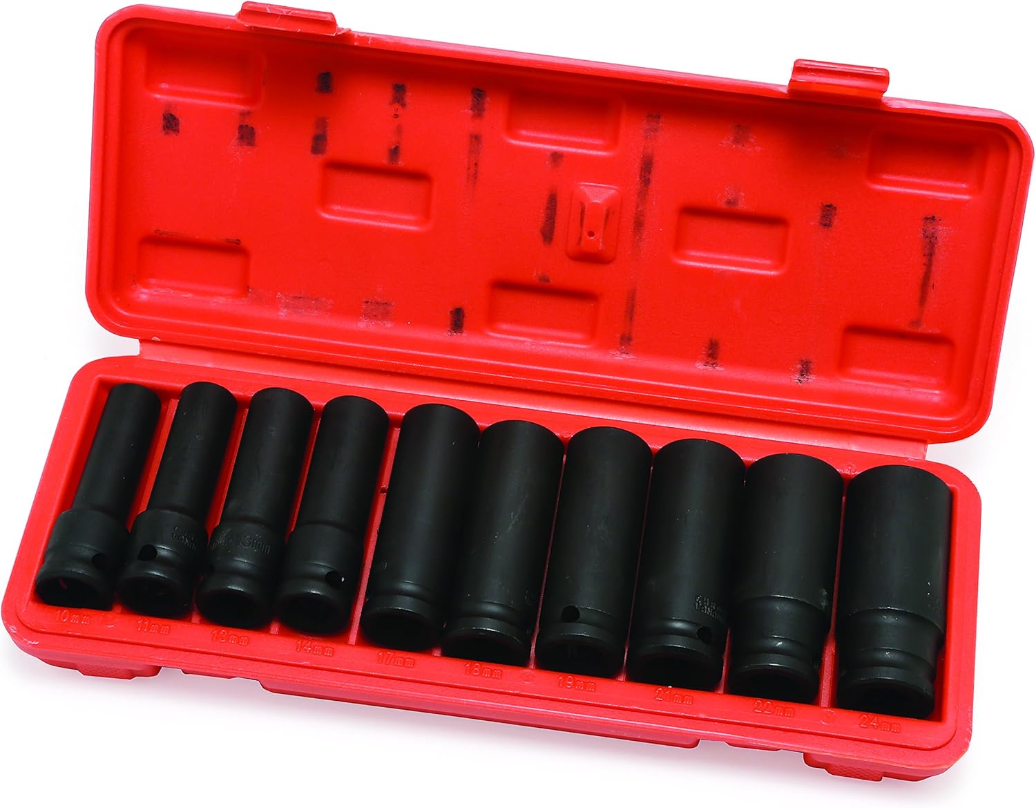 Hilka 01151002 10pce 0.5Inch Deep Impact Socket Set Amazon.co.uk DIY