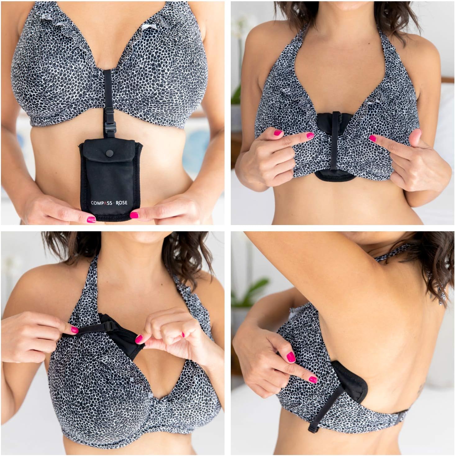  | Secret Bra Wallet Travel Money Pouch with Anti-theft RFID Protection, by Travel Fashion Girl | Travel Wallets