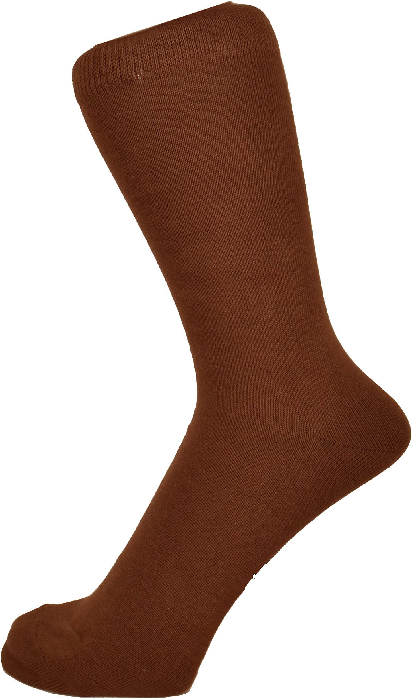 Mens Cotton Rich Plain Design Ankle Socks One Size 6-11