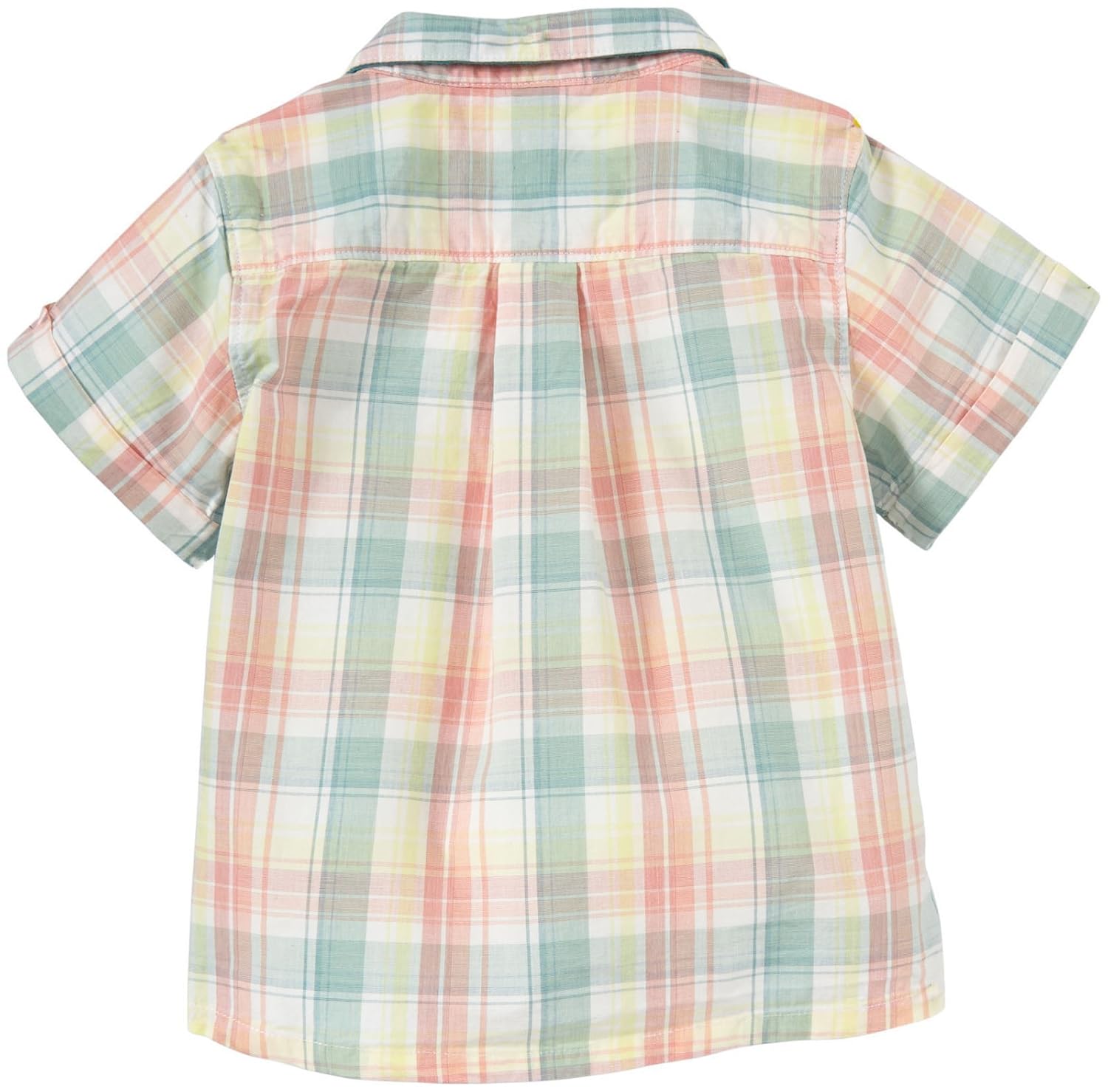 Multicolor 6 Months baby Boys Baby Petit Bateau Check Shirt Baby Button Down Dress Shirts Tccmw Com