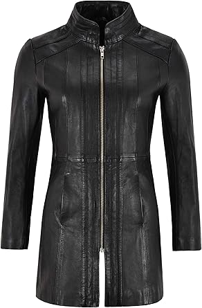 amazon ladies leather coats