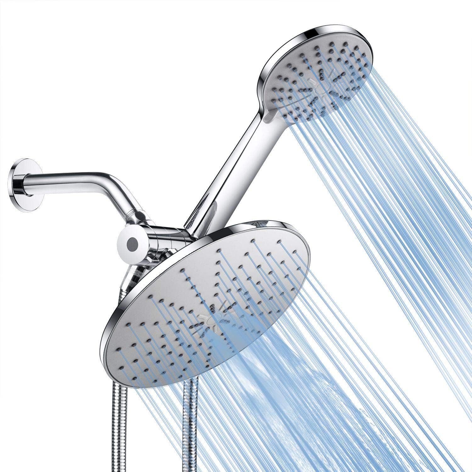Shower Head, 5 Setting High Pressure Handheld Showerhead and Rainfall