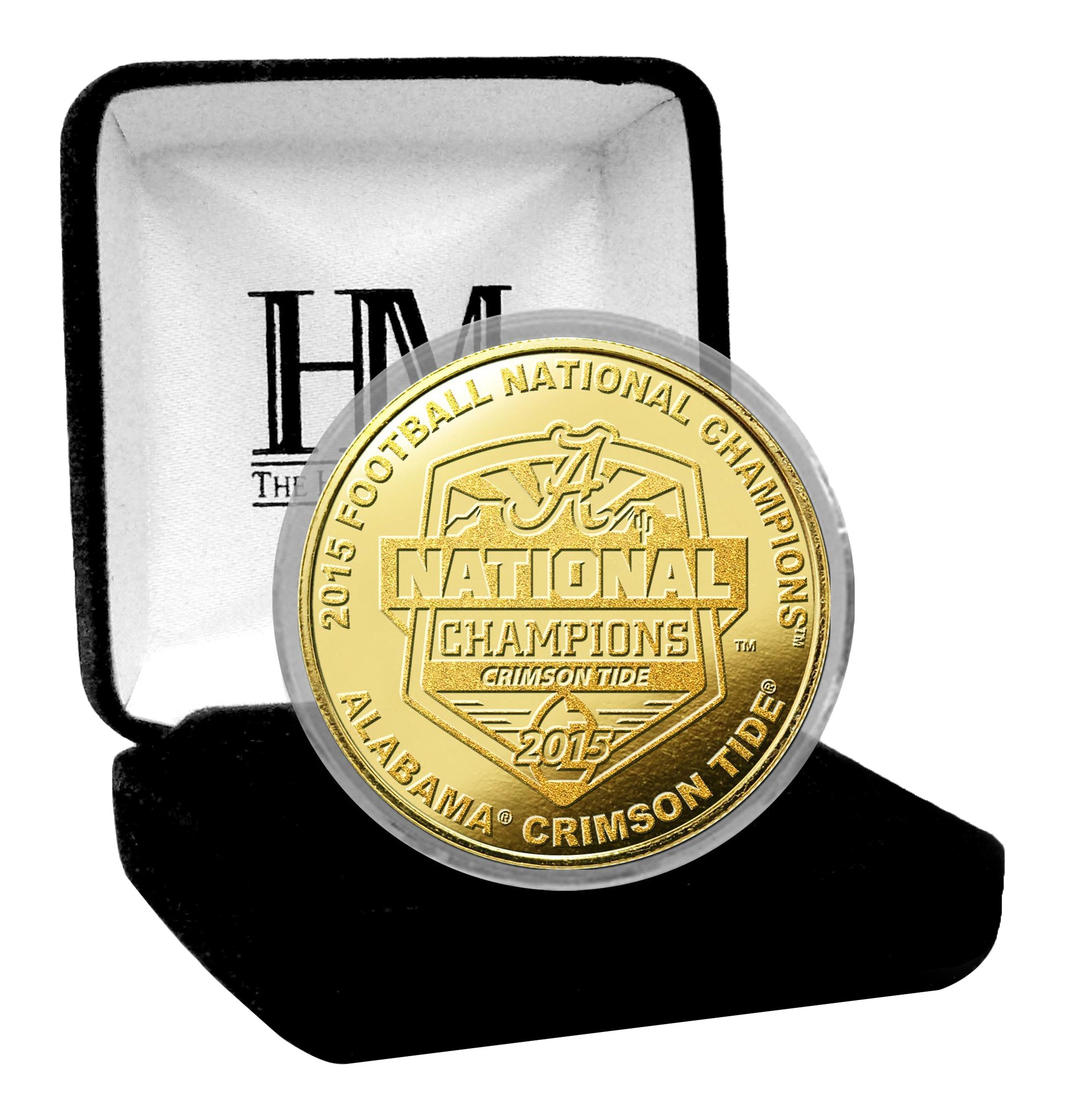 NCAA Alabama Crimson Tide Football National Champions Gold Mint Coin