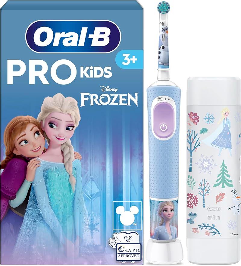 Oral-B Pro Kids Electric Toothbrush Blue 2 Modes 1 Head UK Plug 3+