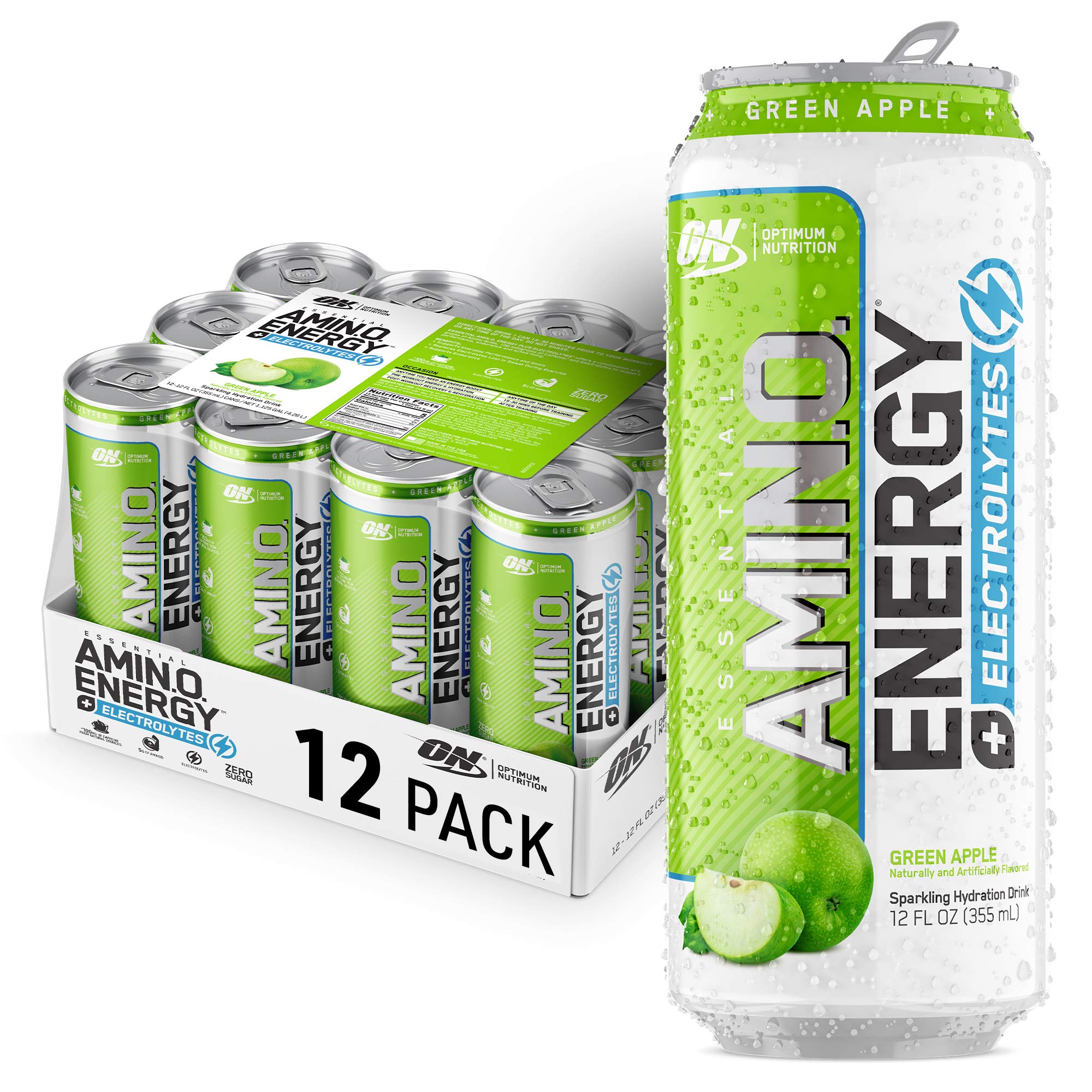 Optimum Nutrition Amino Energy Sparkling Hydration Drink, Electrolytes