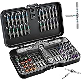SEARART Ratchet Screwdriver Set: 66 in 1 Magnetic Screwdriver Sets, S2 Steel Bits, Portable for Precision Electrical Repair, Computers, Bicycles - Suitable for Repairmen, DIY Enthusiasts, Home Users