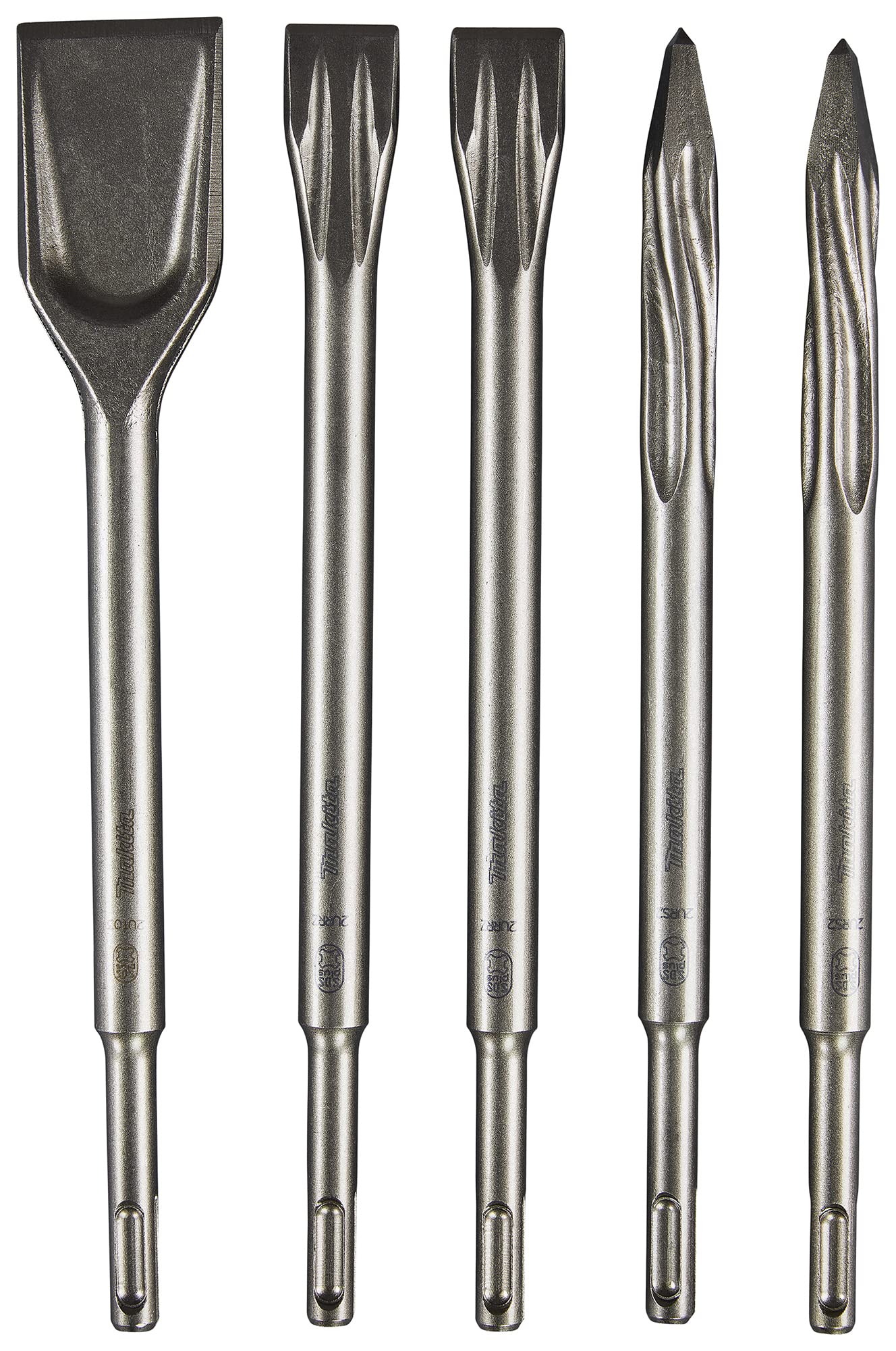 Makita E-13188 5 Piece SDS-Plus Hammer Chisel Set