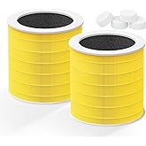 2pack Pets A2001 Replacement Filter Compatible with A2001 Air Purifier, 3-In-1 Efficient Filtration Activated Carbon Filter, Compared to Part #AF-2001