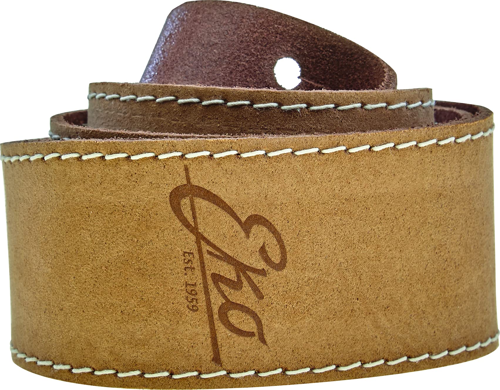 Eko GUITARS - GBU STRAP LEATHER BROWN