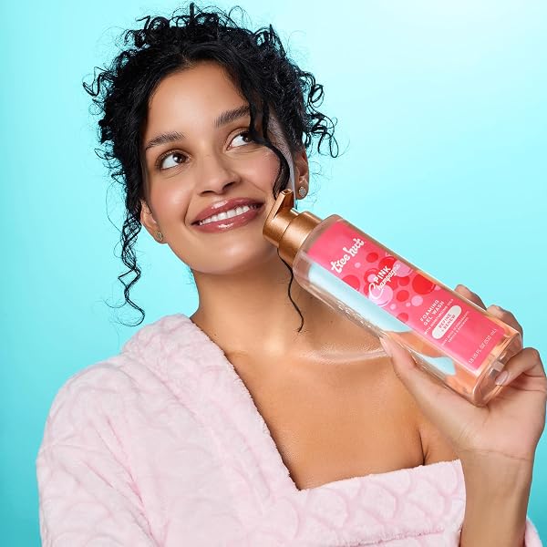 TREE HUT PINK CHAMPAGNE BODY WASH, HYDRATING & MOISTURIZING SHOWER GEL WITH SHEA BUTTER & ESSENTIAL OILS, SOFT SMOOTH GLOWING SKIN, GENTLE CLEANSER, SELF CARE GIFTS FOR WOMEN, PUMP BOTTLE, 18 FL OZ