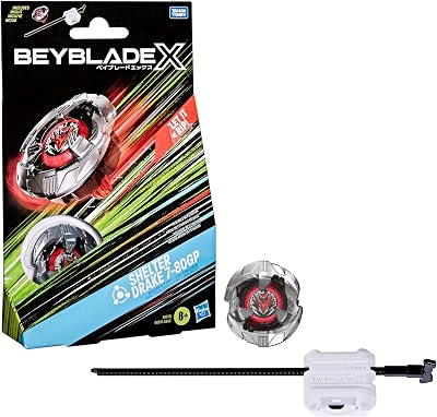 Beyblade X Shelter Drake 7-80GP BX Starter Pack Top and Launcher