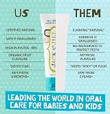 Jack N' Jill Natural Certified Kids Toothpaste 40% Xylitol 4x 50g view 5