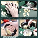 DSL Daily Supply Garlic Press Rocker Set with Easy Peeler and Odour Bar view 2