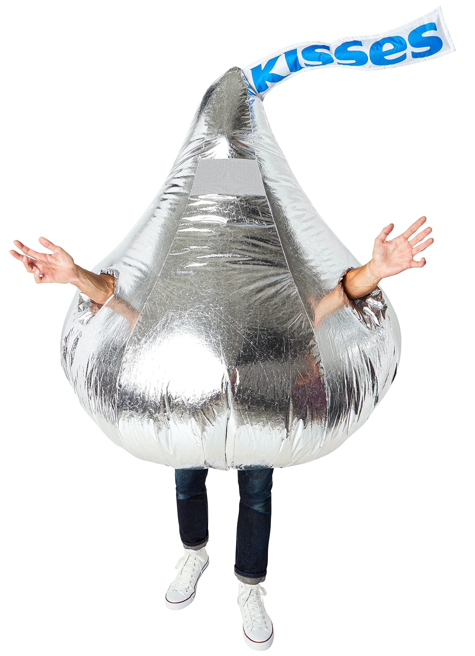 Photo 1 of Rubie's Adult Hershey Kiss Inflatable Costume, As Shown, One Size