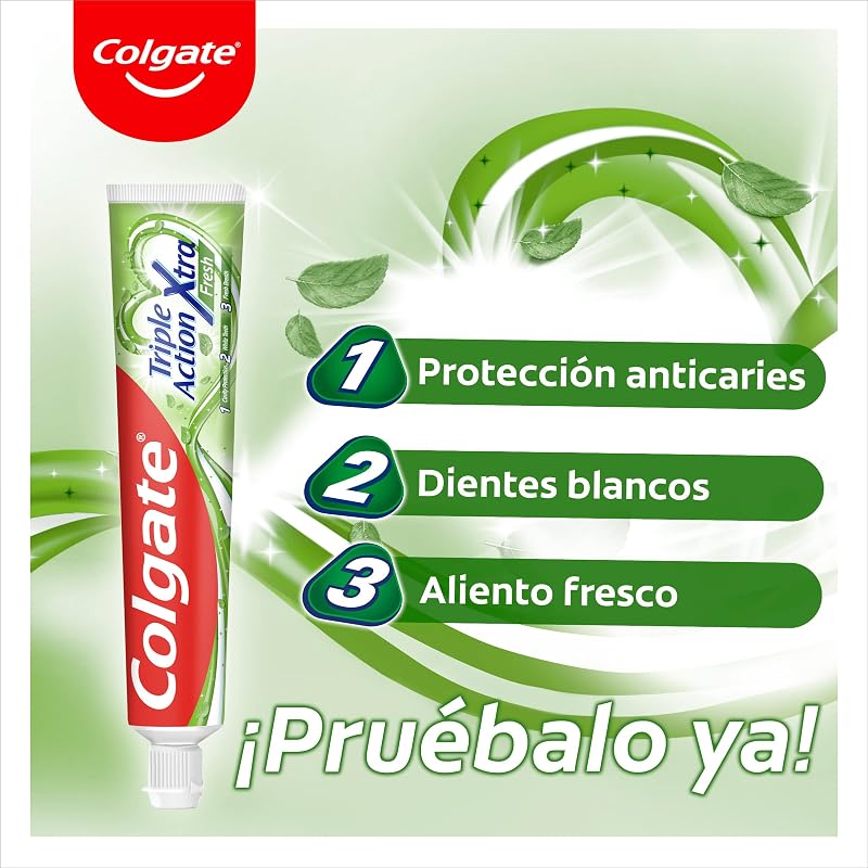 Triple Acción Xtra Fresh, Pasta de Dientes, Pack 12x75 ml