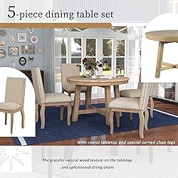 Harper & Bright Designs Kitchen Dining Table Set