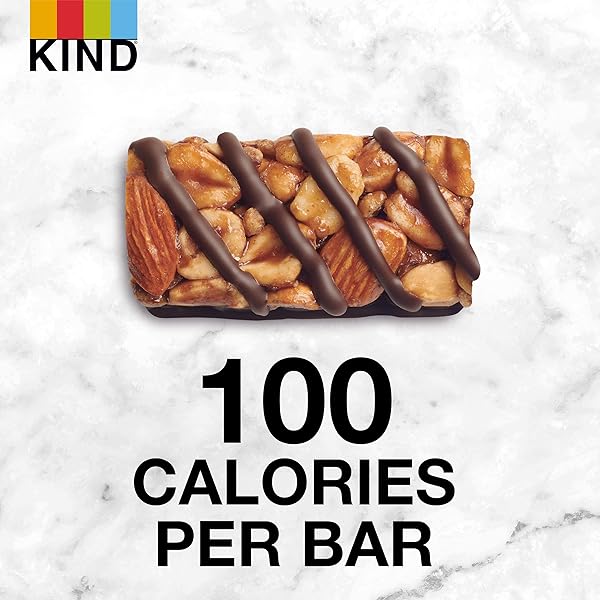 KIND MINI SNACK BARS, PEANUT BUTTER DARK CHOCOLATE, GLUTEN FREE, LOW SUGAR, LOW CALORIE SNACKS, 10 COUNT
