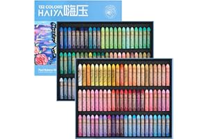 Paul Rubens Oil Pastels Set - 132 Vibrant Colors, Ultra-Soft and Creamy Texture, Easy to Blend for Artists and Beginners - Bu