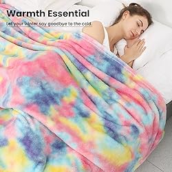 Fleece Throw Blanket Cozy Soft Lightweight Throw