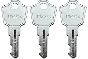 (3) KeyPower UM226 to UM427 Keys for Herman Miller File Cabinet Office Furniture, Pre Cut to Your Code (UM231)