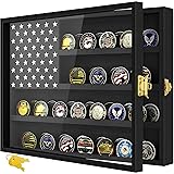Military Challenge Coin Display Case 16 x 12