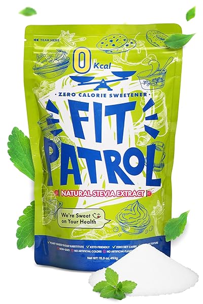 FIT PATROL ZERO CALORIE SWEETENER | KETO SUGAR...
