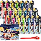 EODVICS Invisible Ink Pen, 28 Pack Spy Pen Invisible Disappearing Ink Pen with UV Light, Upgrade Exquisite Packaging Magic Pe
