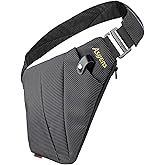 Asgens CCW Crossbody Sling Bag Multi-Purpose Anti-Thief Conceal Carry Bag for Men and Women Range, Travel, Outdoor